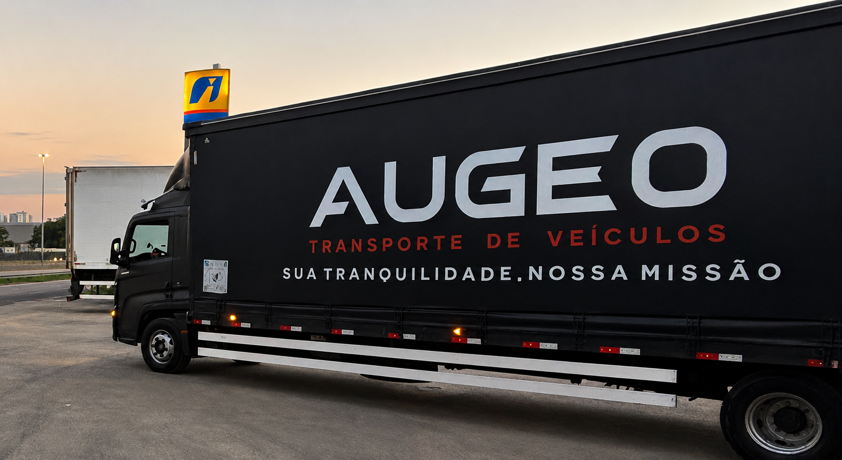Equipamentos da Augeo Transportes revisados e prontos para transporte seguro de veículos
